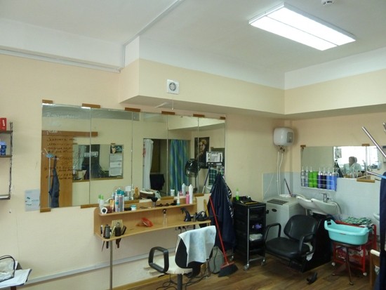 Освещение парикмахерского зала
